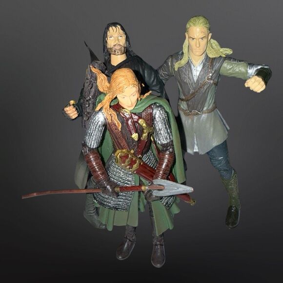 Lord of the Rings Return of the King Aragorn Legolas Eowyn Action Figures A7 - Picture 1 of 15